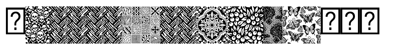 Wallflowers III Patterns